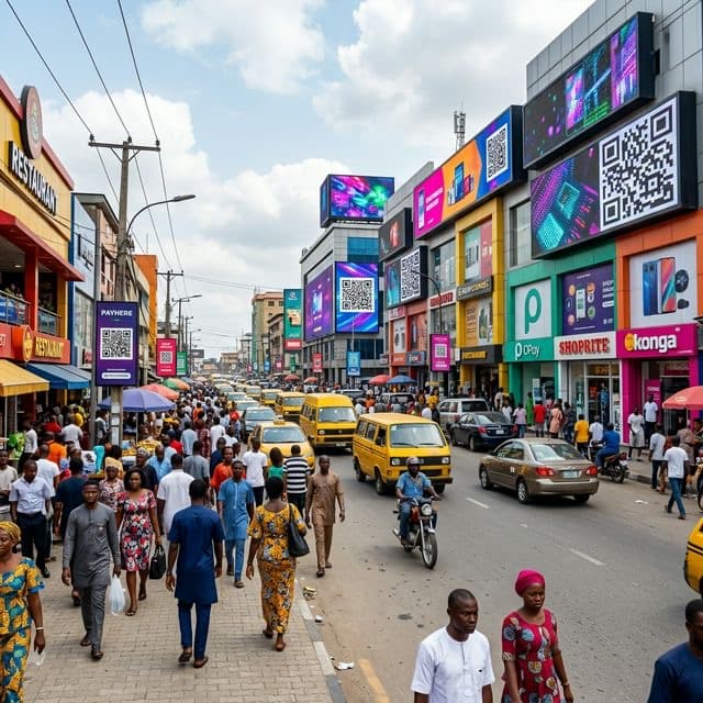 Nigerian commercial street